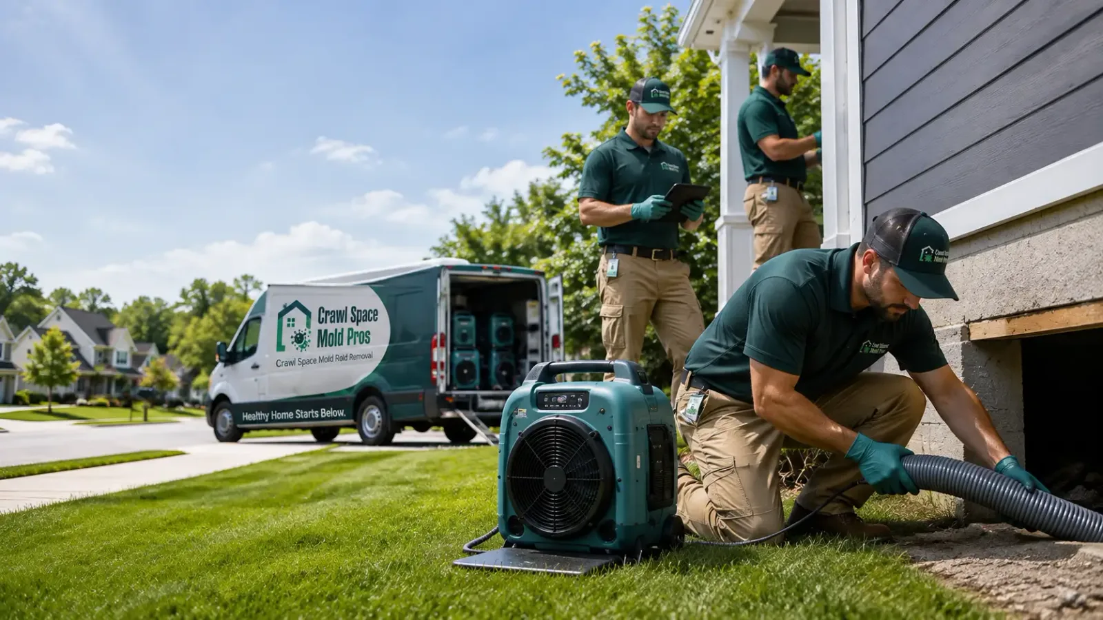 Crawl Space Mold Removal in Sand Lake, NY